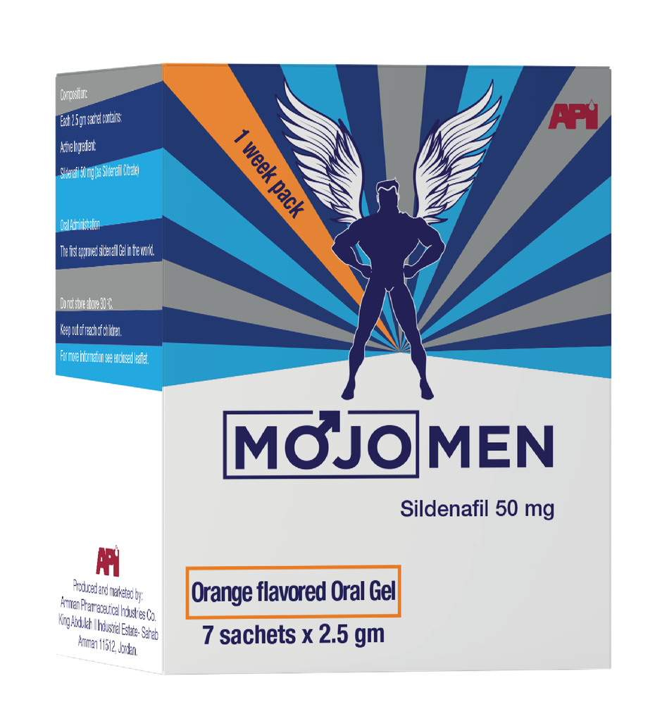 MOJO 50 mg Oral Gel, 7 sachets,2.5 g