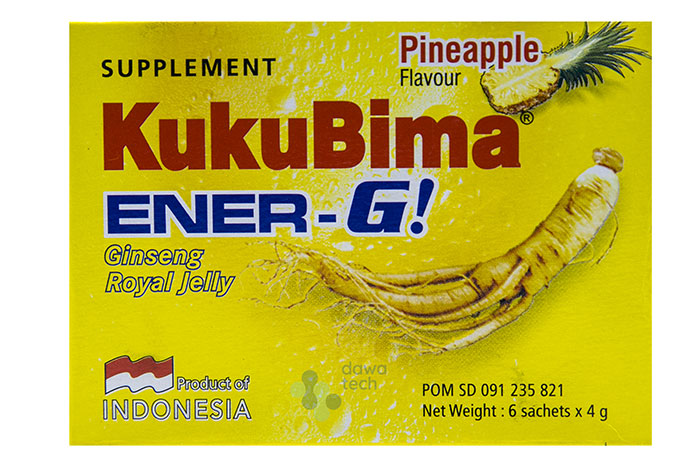 KUKUBIMA Energy PINEAPPLE 6SACH x4.5G