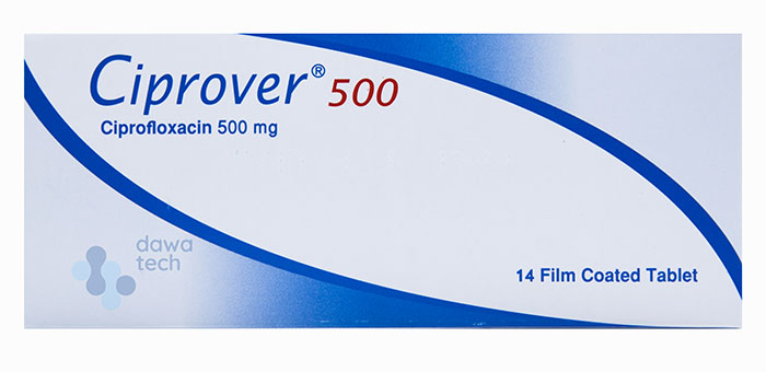CIPROVER 500MG 14TAB