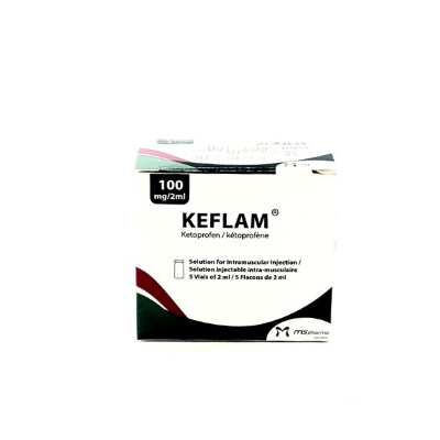 KEFLAM 100MGX5 VIALS X2 ML