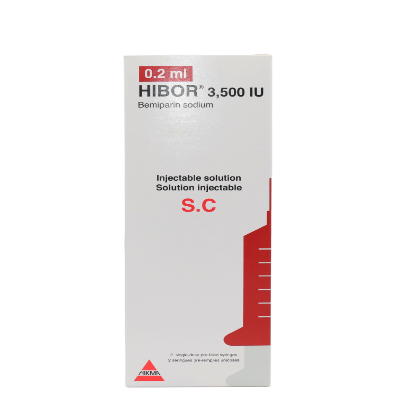 HIBOR 3500 IU/0.2ml sc syrng