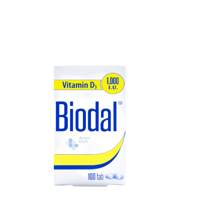 BIODAL 1000 IU TAB 100