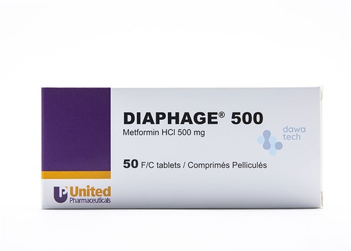 DIAPHAGE 500 TAB