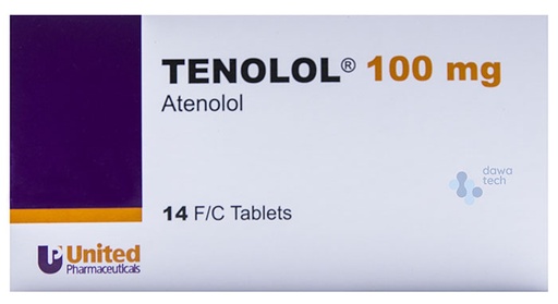 TENOLOL 100MG 14TAB