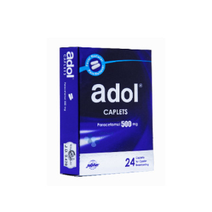 ADOL 500MG CAPLETS 24