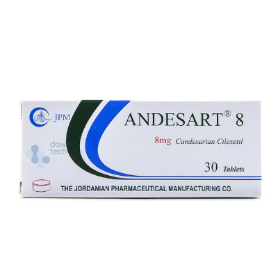 [JND02] Andesart 8 mg 30 Tab
